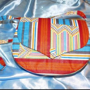 African Wax Print Bag